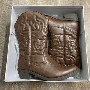 Cowboy boots brown great condition